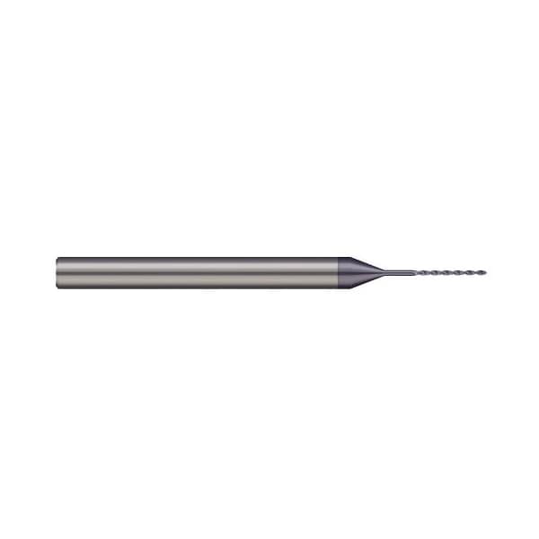 0.0079 .2 Mm Drill Dia X 0.160 Flute Length Carbide Drill, Altin Coated